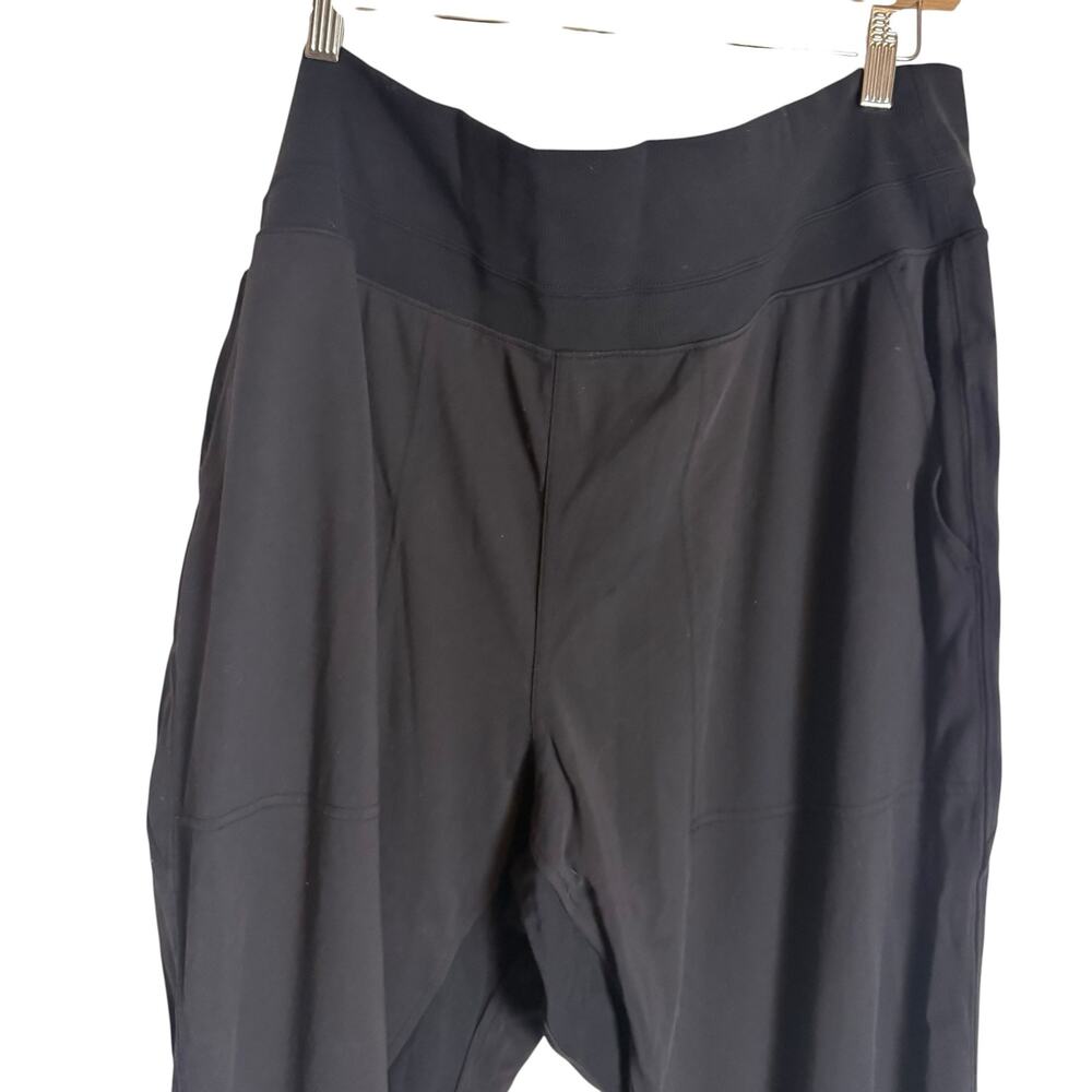 Athleta Venice Black Athleisure Athletic Travel Lounge Jogger Pants Plus Size 2X - Picture 3 of 8